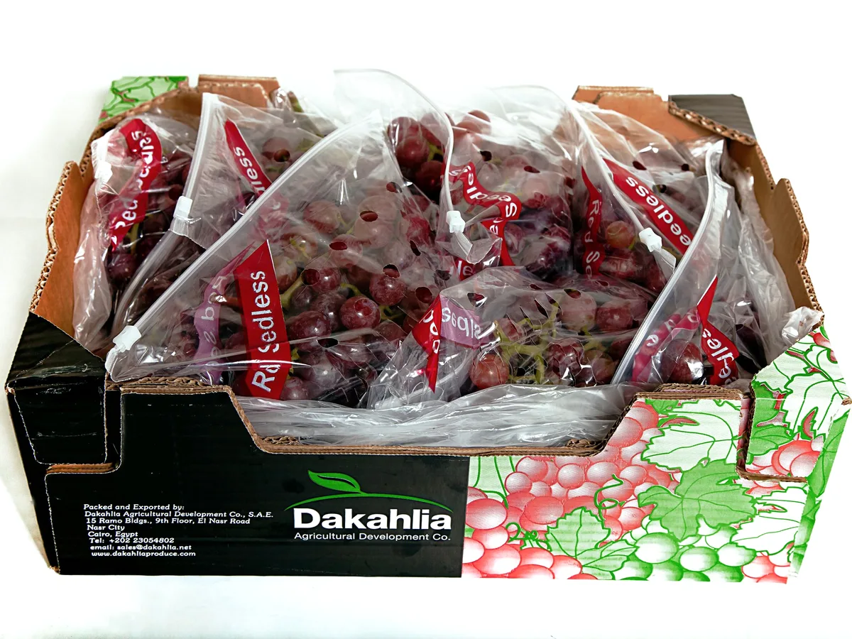 Flame seedless in carry bags